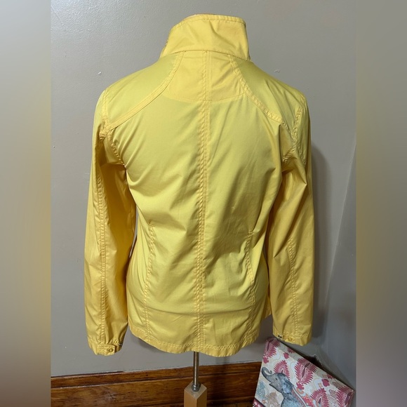 Royal Robbins Windbreaker Jacket Womens Med Yellow Zip Up Lightweight Outdoors - Picture 5 of 11